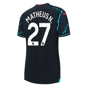 Manchester City Matheus Nunes #27 Tredje Tröja Kvinnor 2023-24 Kortärmad